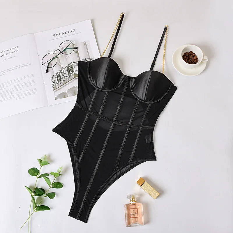 Sheer Mesh Bodysuit