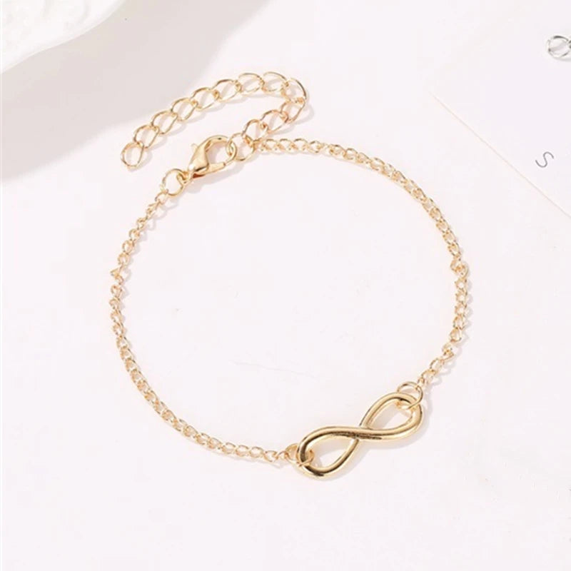 Pulsera delgada infinito