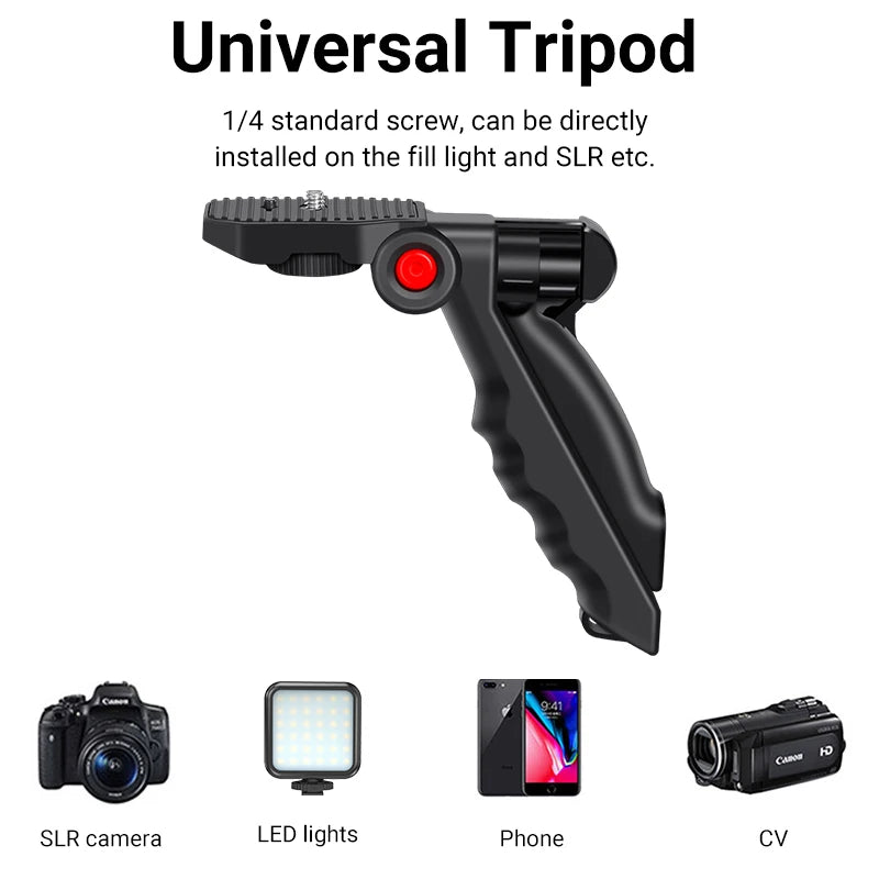 Equipo de Kit de Vlogging. Trípode para Teléfono con Micrófono de Solapa Inalámbrico 2.4G para iPhone, Smartphone Android, Tableta y Cámara SLR