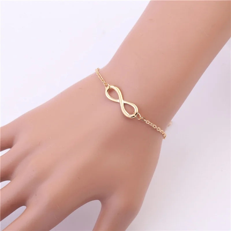 Pulsera delgada infinito