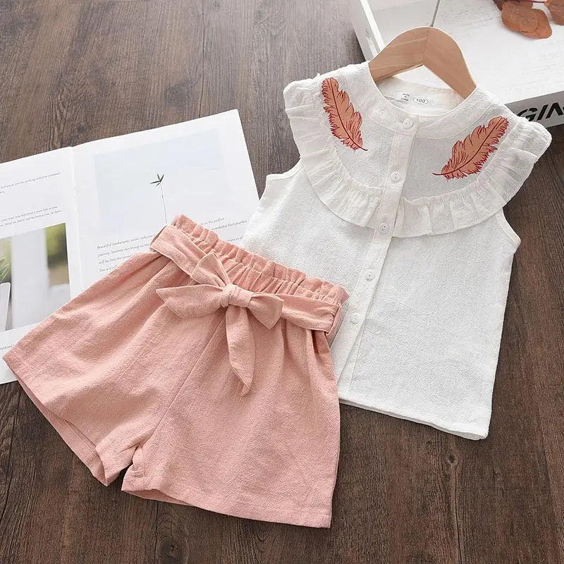 Conjunto de Ropa de Niñas estilo casual