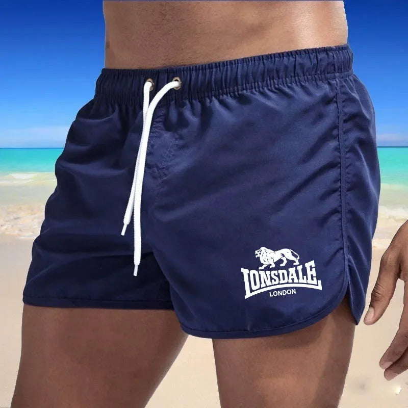 Pantalones cortos de playa para hombre de secado rápido