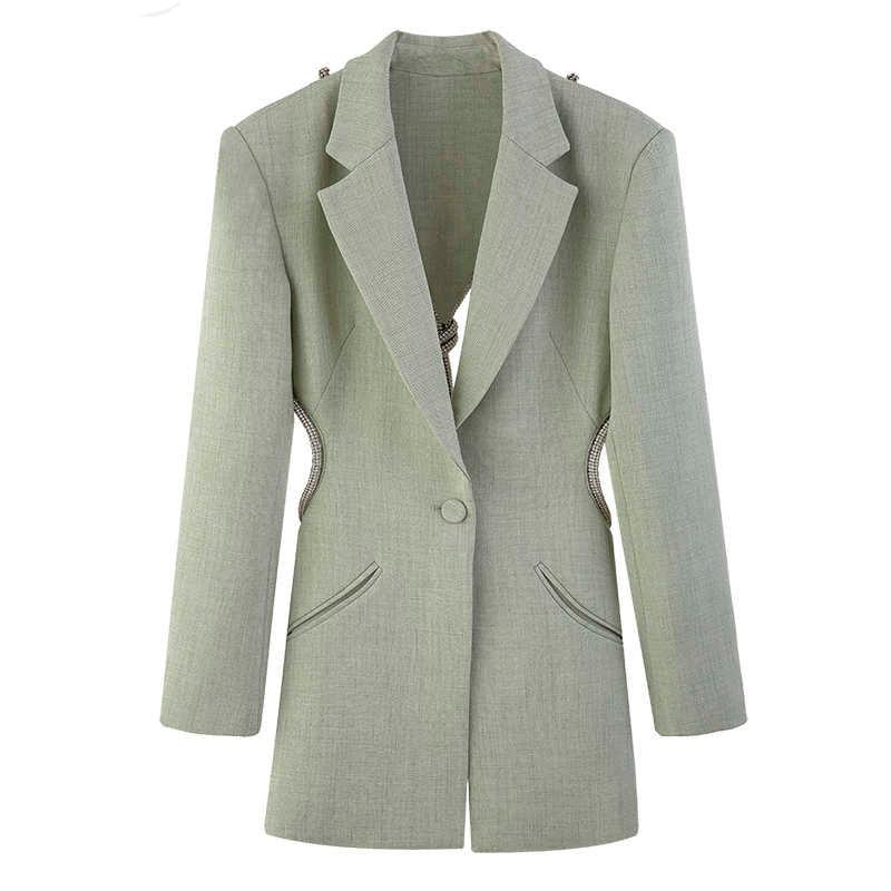 Blazer Mujer Escote espalda con cuerda