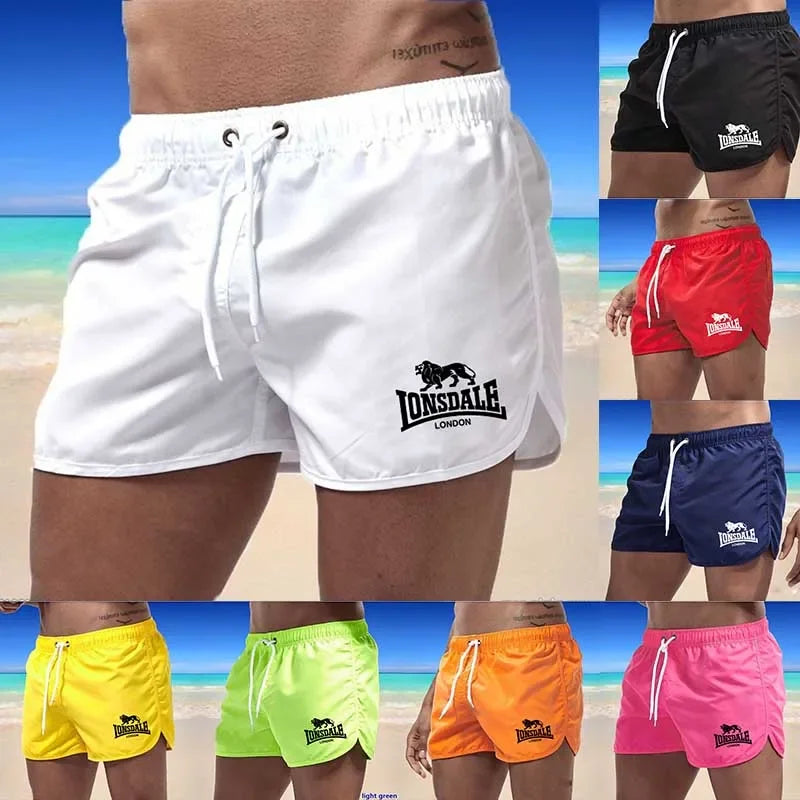 Pantalones cortos de playa para hombre de secado rápido